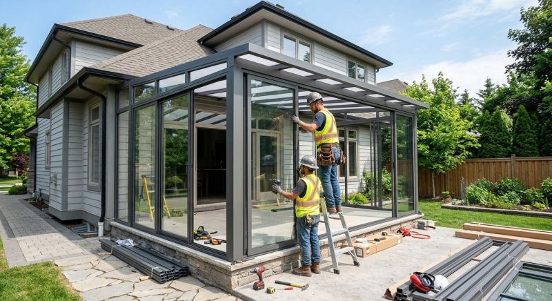 Enclosed Patio Installation in Austin, TX
