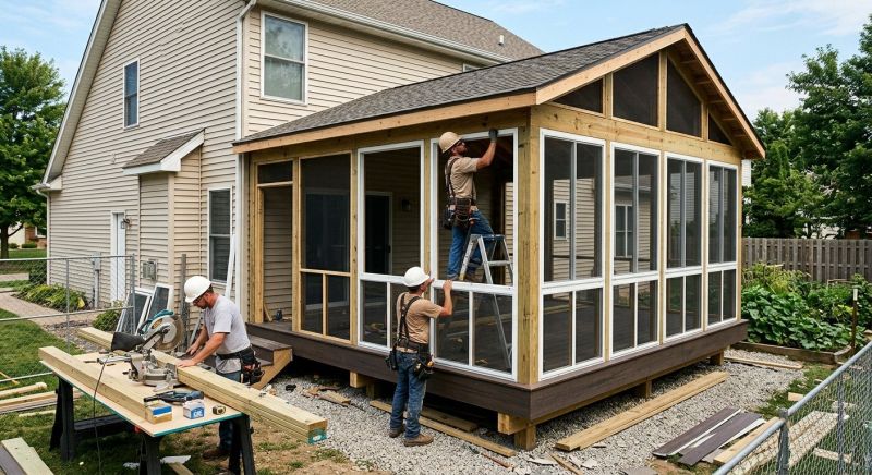 Lanai Enclosure Installation in Cincinnati, OH