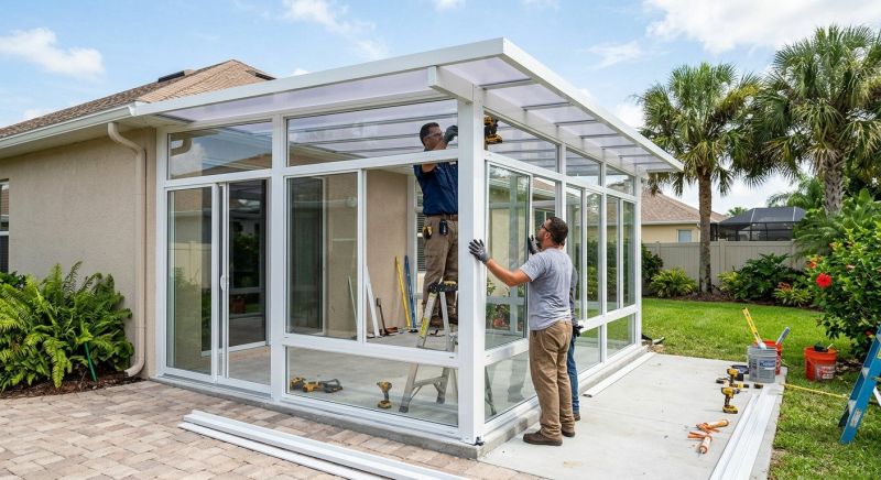 Sunroom Addition Construction in Knoxville, TN
