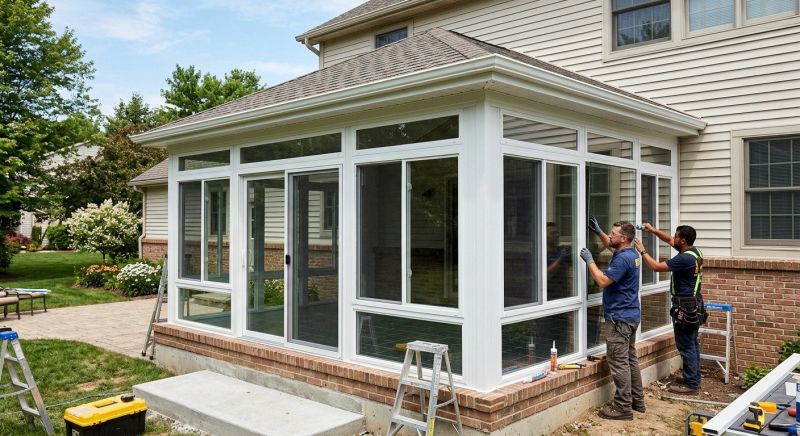 Sunroom Addition Construction in Arvada, CO