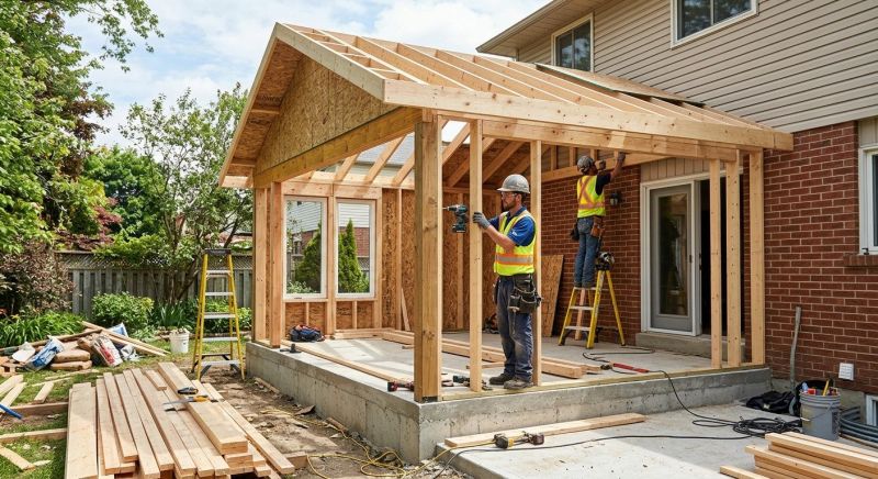 Sunroom Addition Construction in Asheville, NC