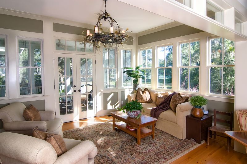 Beautiful Sunroom Finish