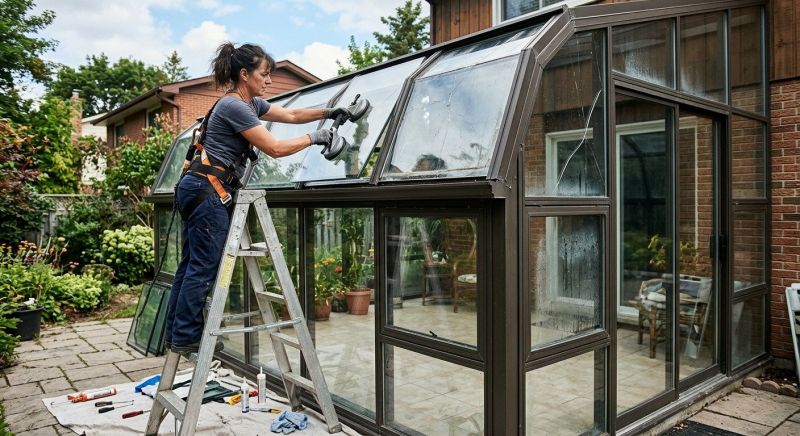 Sunroom Glass Repair in Knoxville, TN